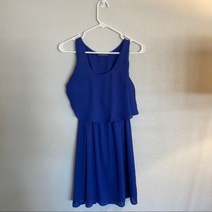 Blue casual dress